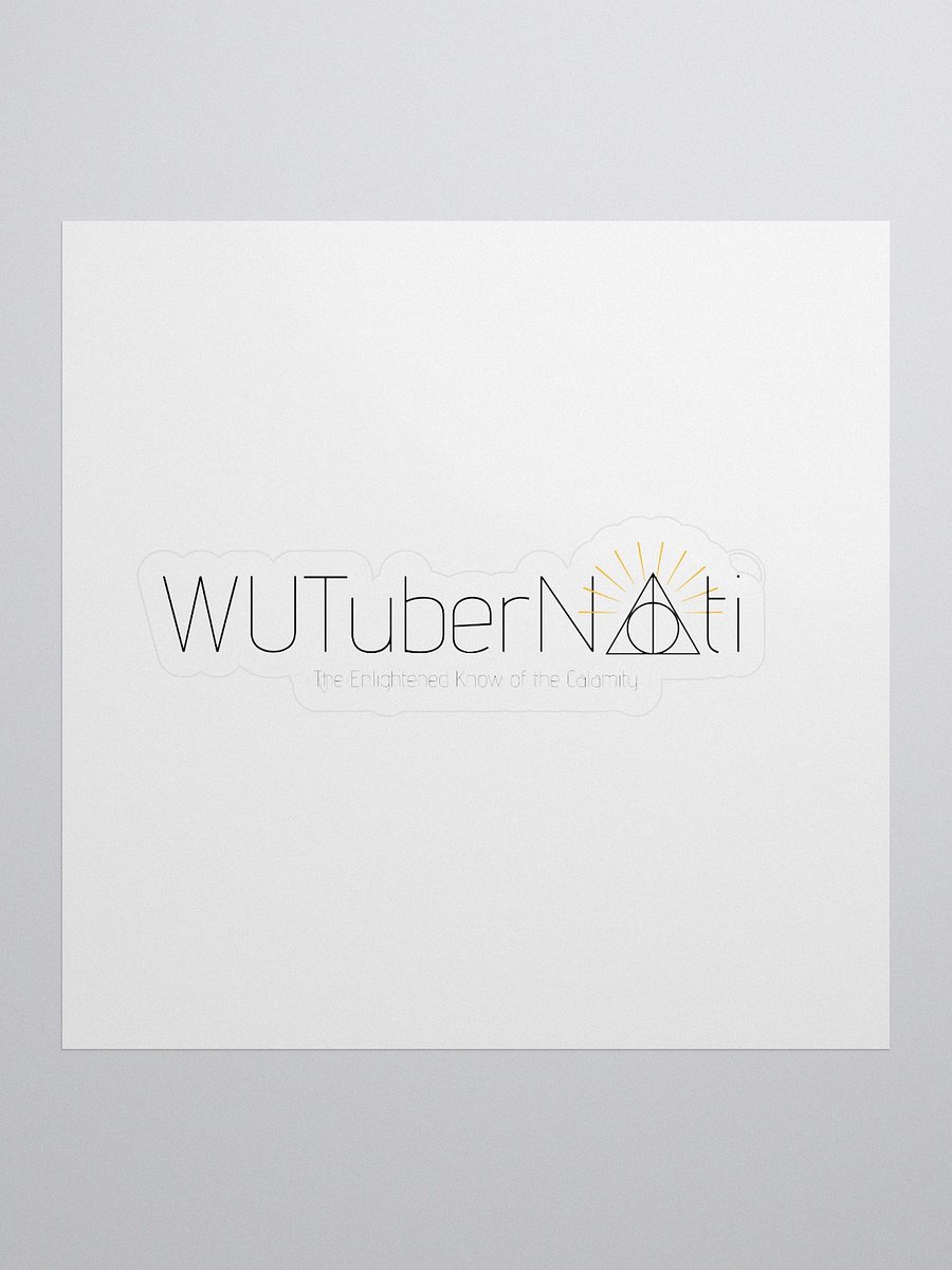 WUTubernati Kiss Cut Sticker 3 x 3 product image (1)