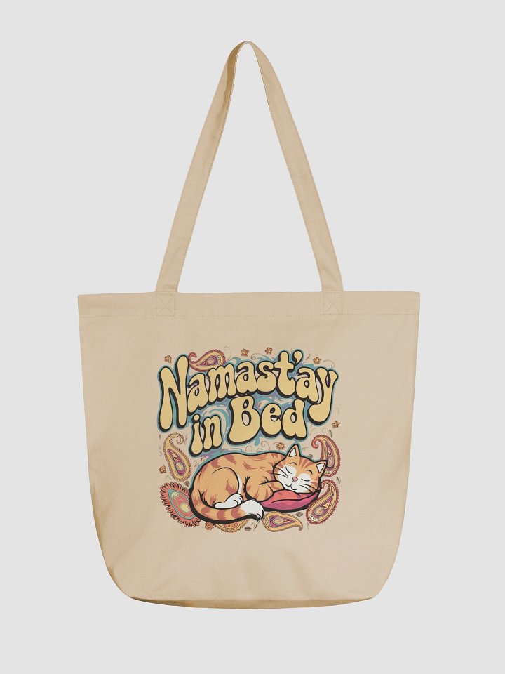 Namast'ay in Bed - Eco-Friendly Tote Bag product image (2)