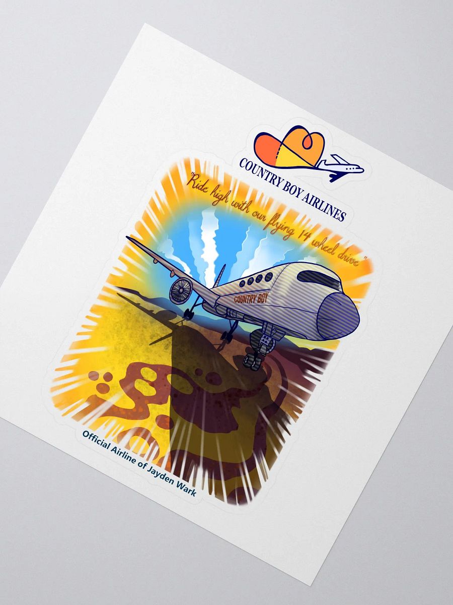 Country Boy In The Sky Sticker product image (2)