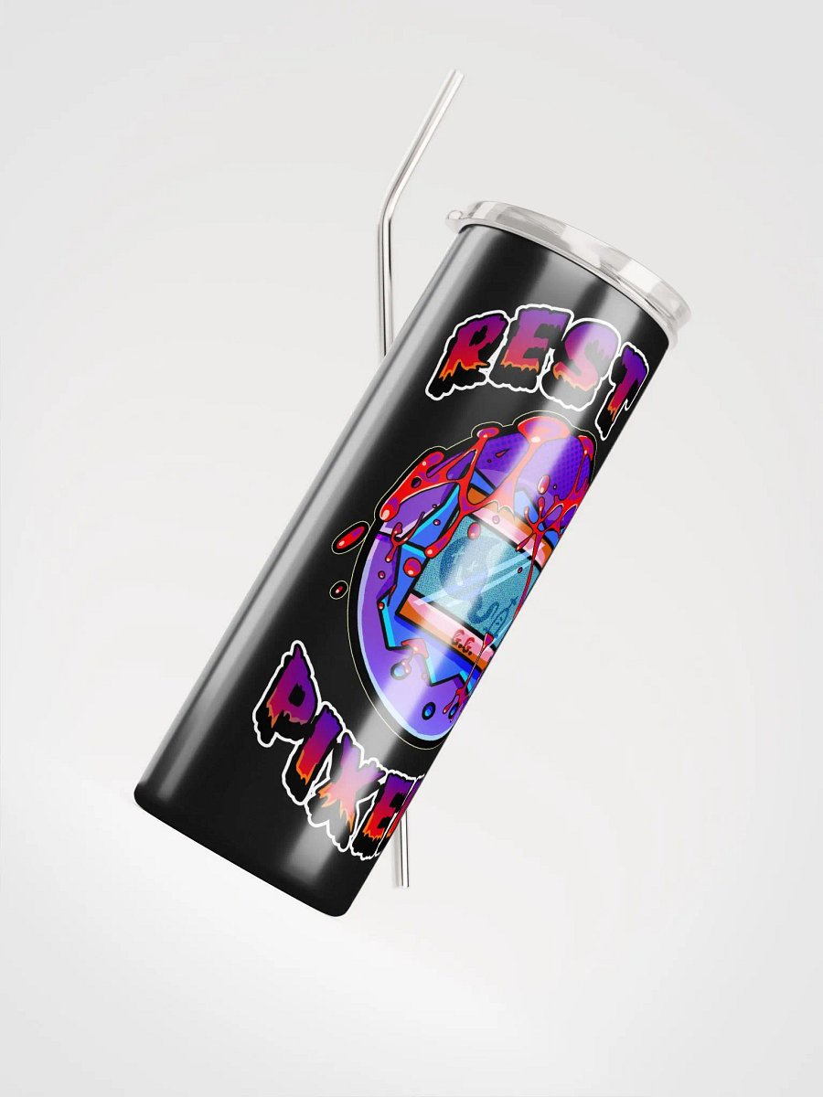 Rest in Pixels Stainless Steel Tumbler product image (4)