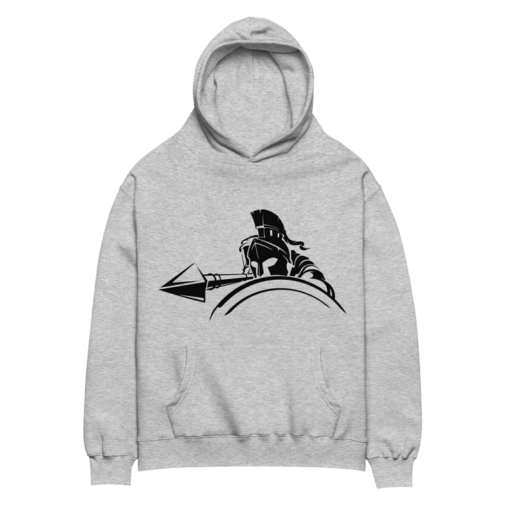 Grey Spartan Hoodie product image (2)