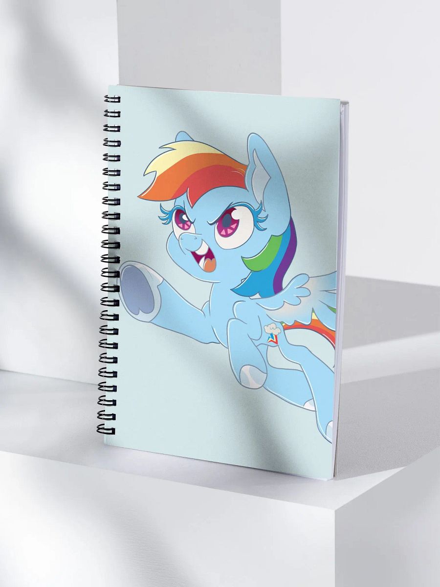 Rainbow Dash Spiral Notebook product image (4)