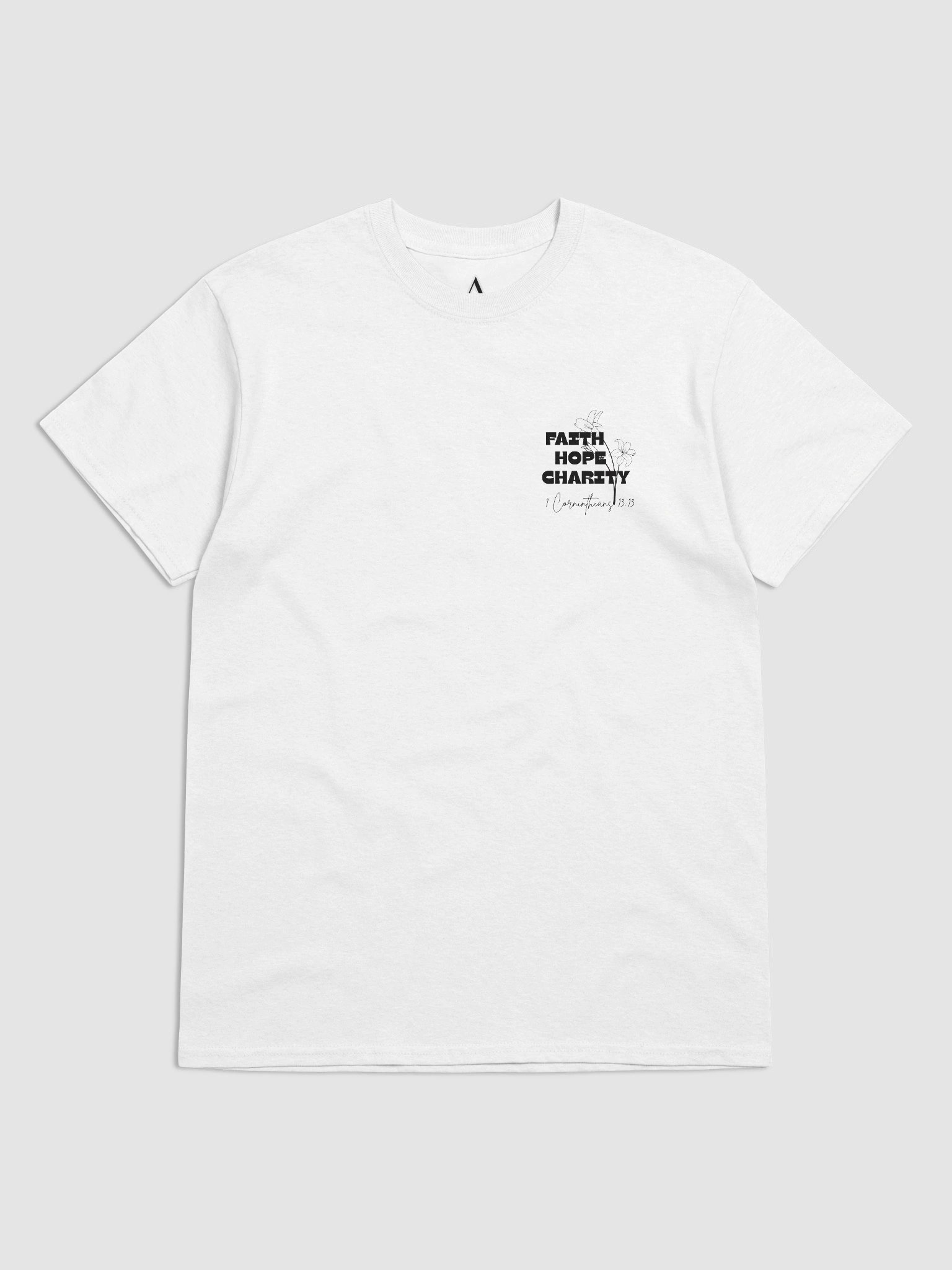 Faith Hope Charity Classic Heavy Cotton Tee - Light product image (3)