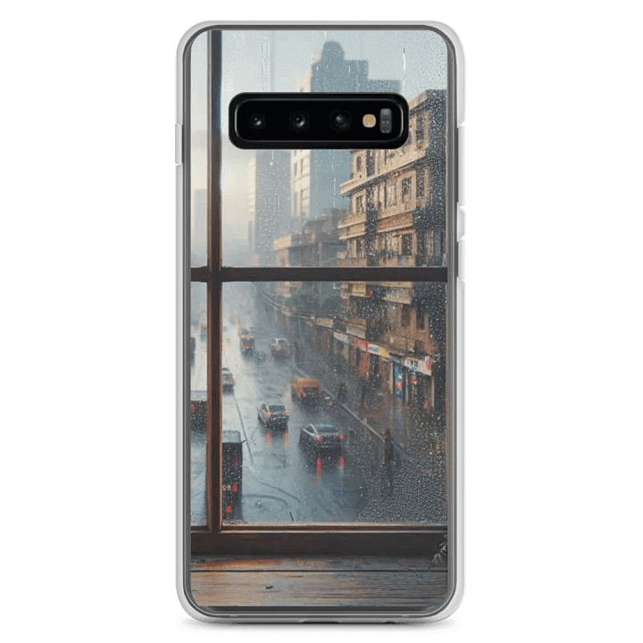 Rainy Cityscape Samsung® Clear Case product image (2)