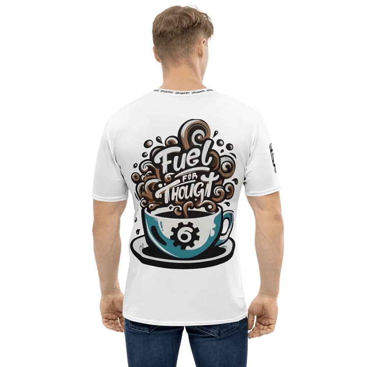 Fuel for Thought White Tee product image (1)
