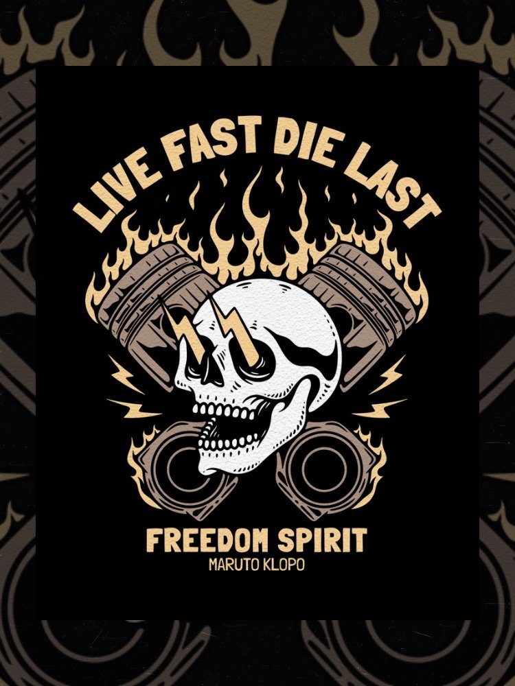 live fast die last - freedom spirit product image (1)