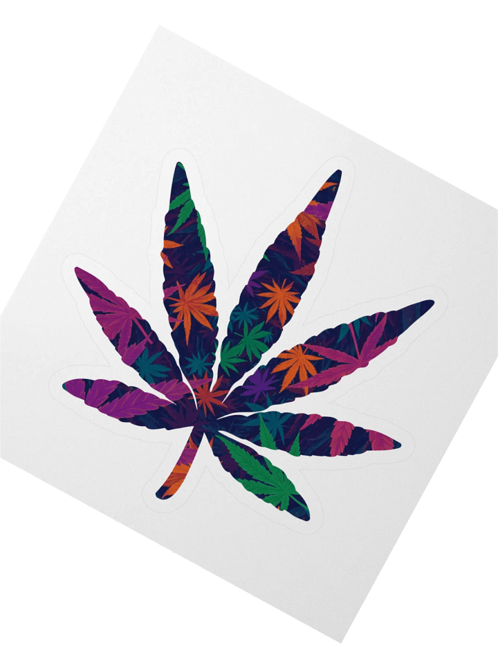 Leafy Leaf 4" Sticker product image (2)