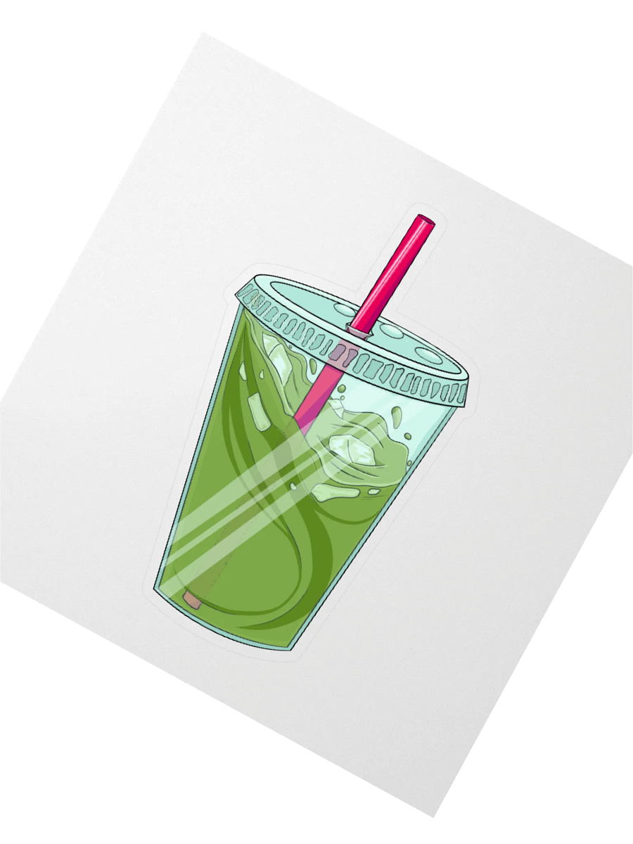 Iced Matcha sticker product image (2)