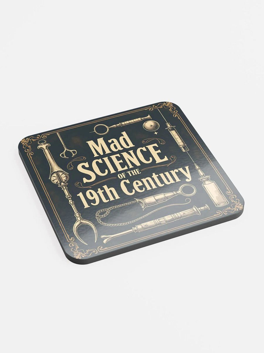 Mad Science of the 19th Century Cork Coaster Set product image (2)