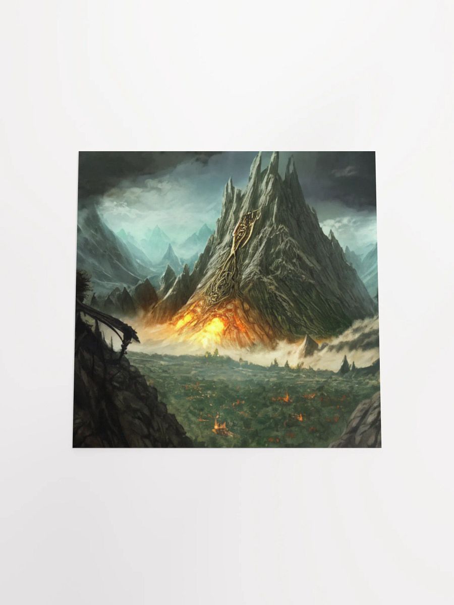 Eye of the Inferno Lord Of The Rings Anime Concept Art Poster product image (17)