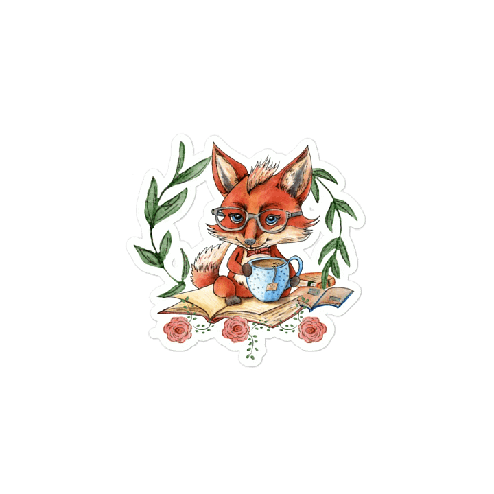 Tea Time Fox Magnet product image (2)