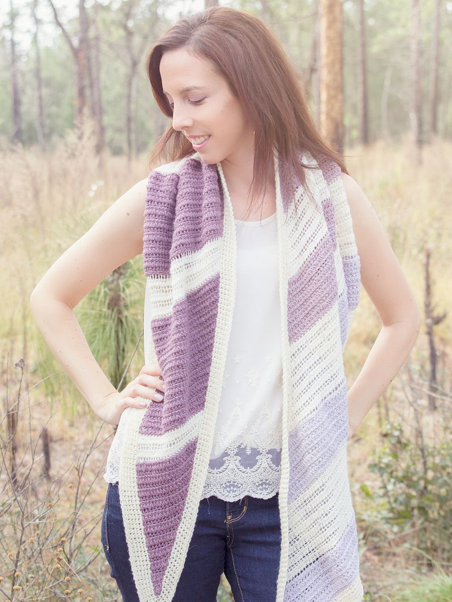 Kimberly Crochet Shawl Pattern Tutorial (One Size) product image (4)