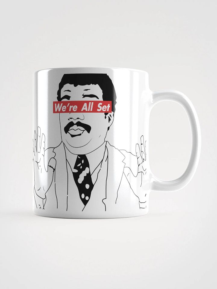 We're All Set Logo Coffee Mug White product image (1)