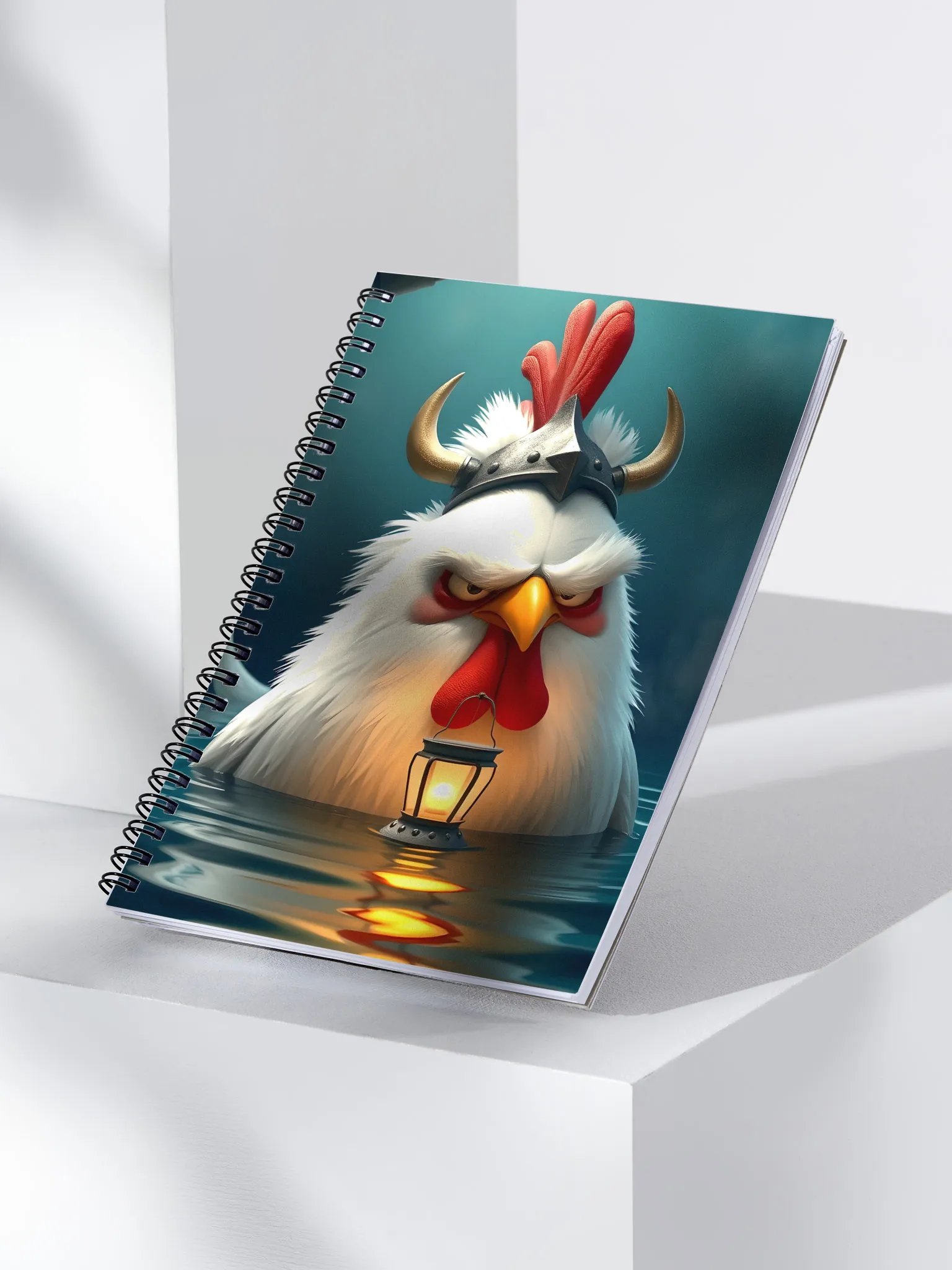 The Battle Chicken Spiral Notebook product image (4)