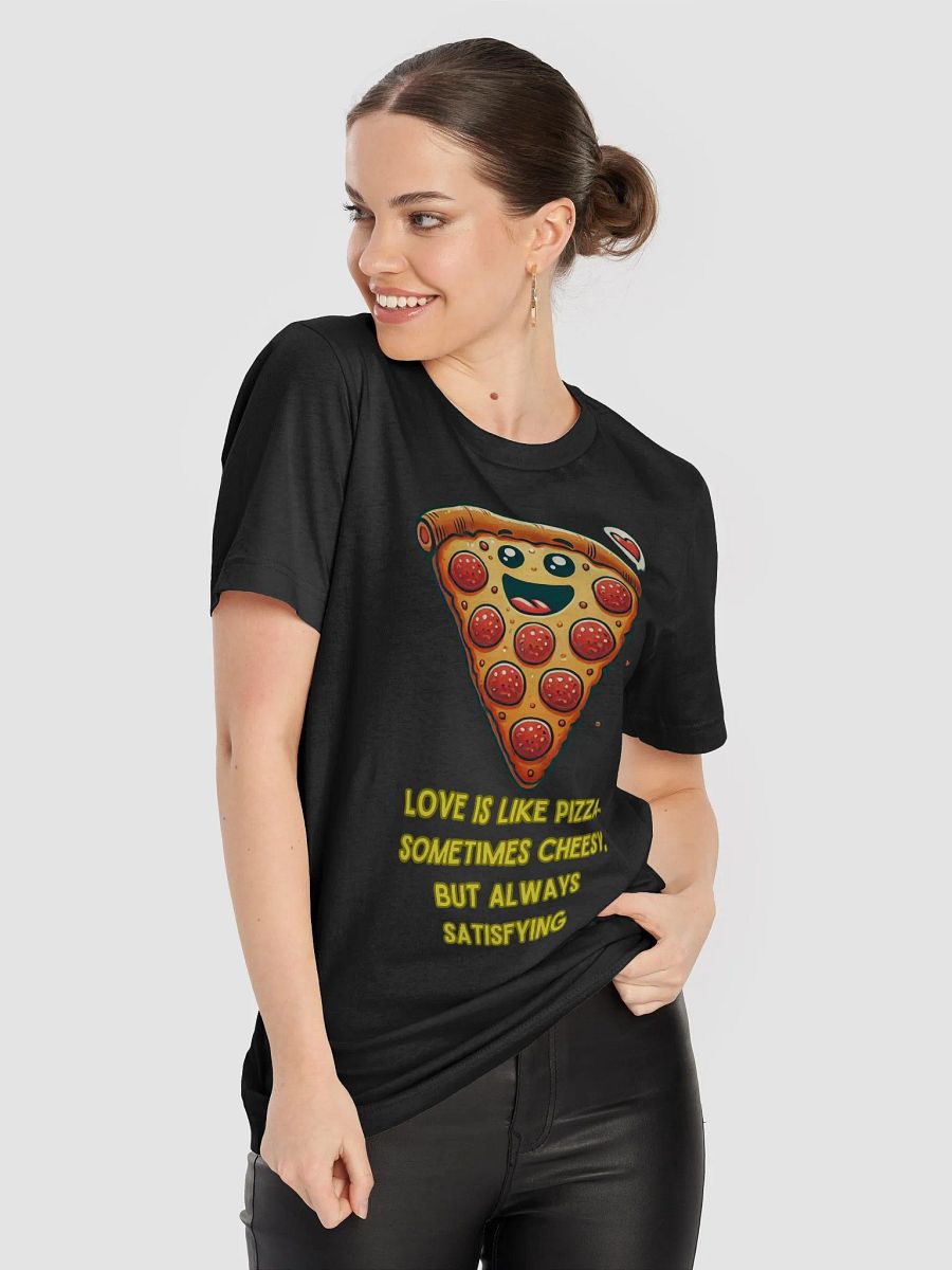 Cheesy Love Pizza Tee product image (8)