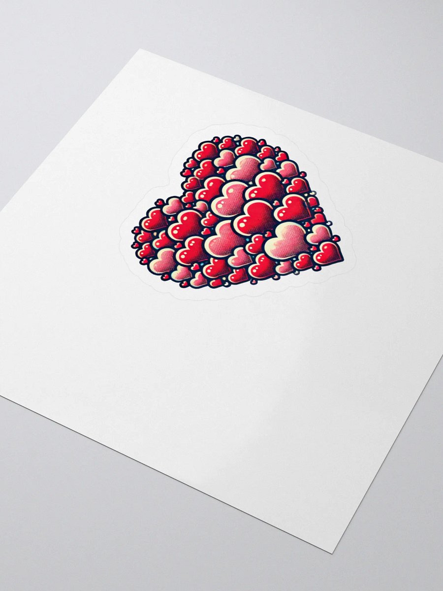Bundle of hearts sticker product image (3)