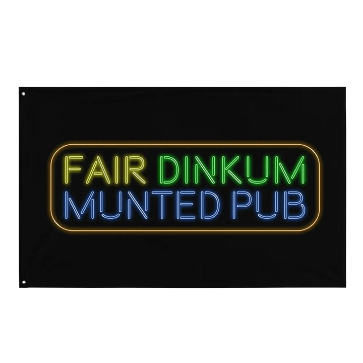 Munted Pub Flag Version 2 product image (2)