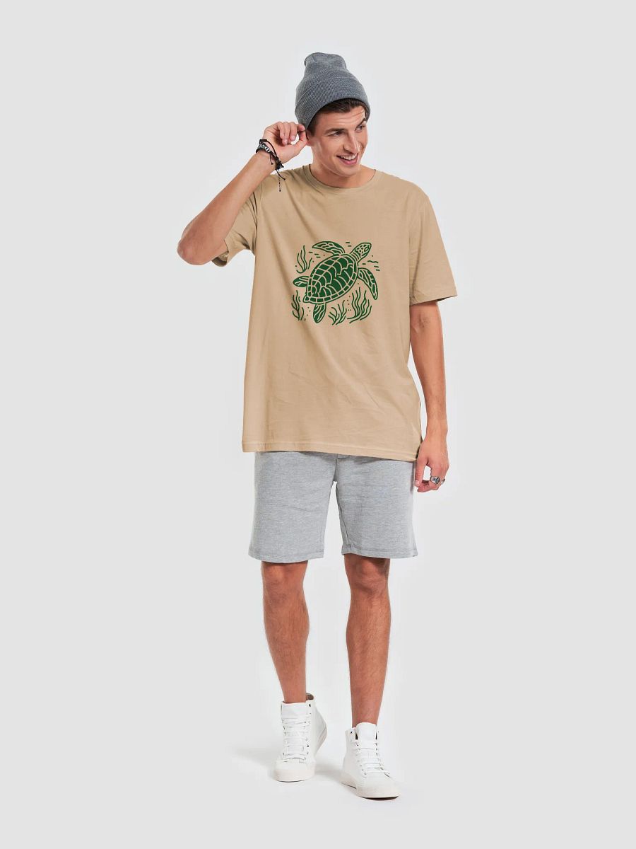 Sea Turtle Line Graphic Bella+Canvas Unisex Supersoft T-Shirt product image (56)