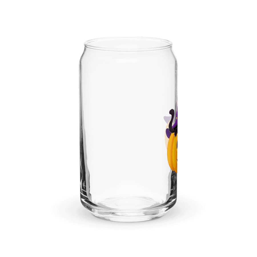 Whimsical Pumpkin Cat Can-Shaped Glass product image (40)