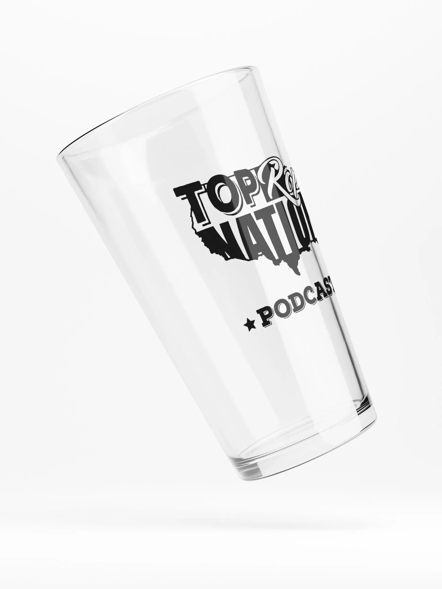 Top Rope Nation Logo Pint Glass product image (4)