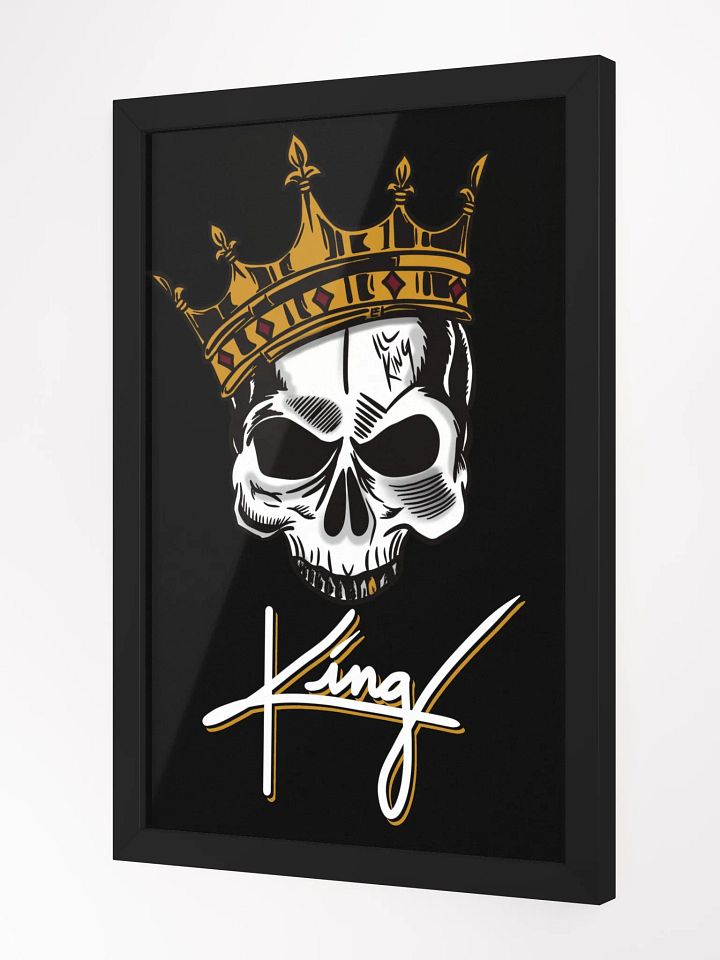 Framed King Poster (Black) product image (2)