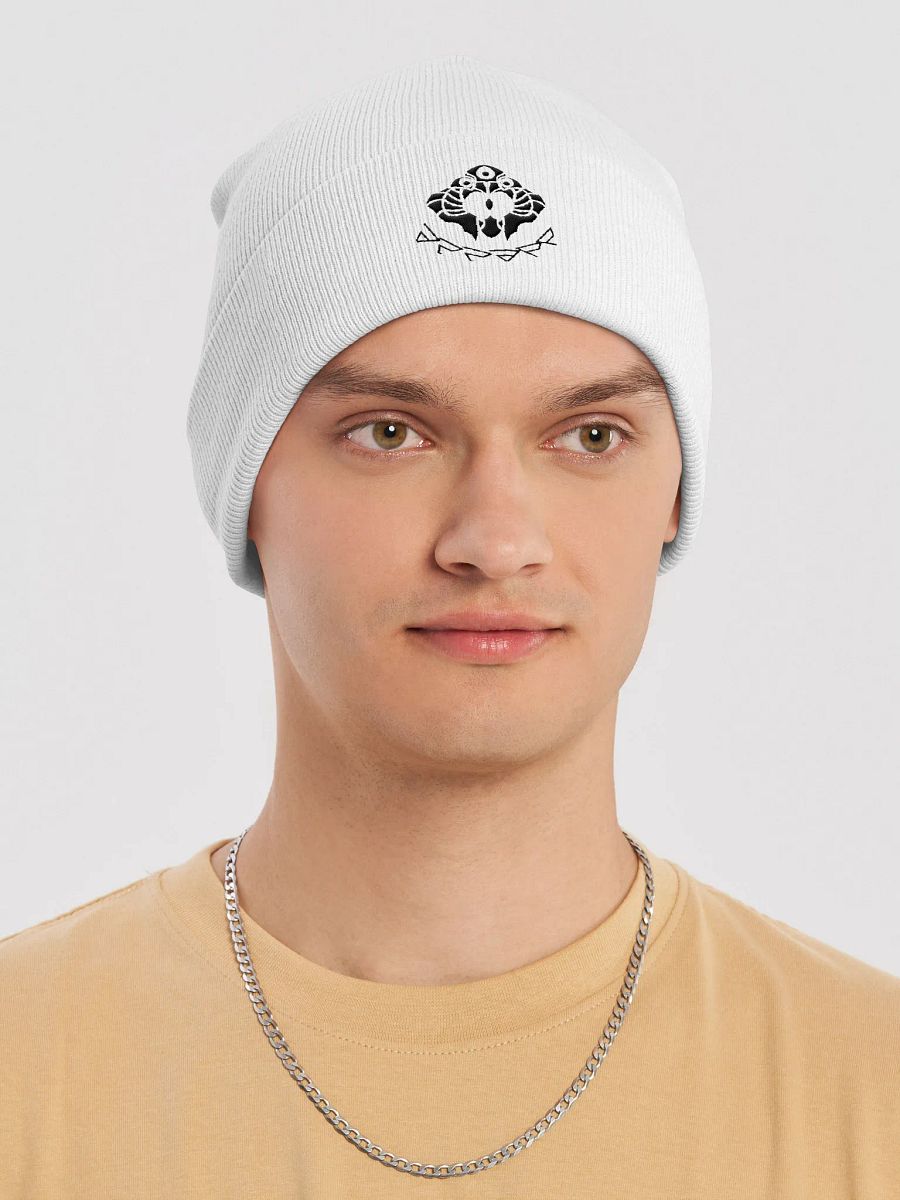 Eye of The Void Beanie White Chroma product image (6)