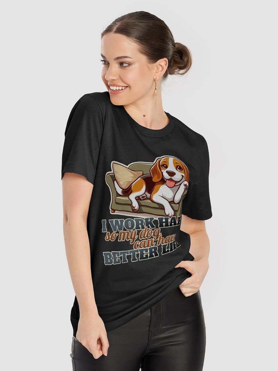 Work Hard - Beagle on Sofa - T-shirt product image (38)