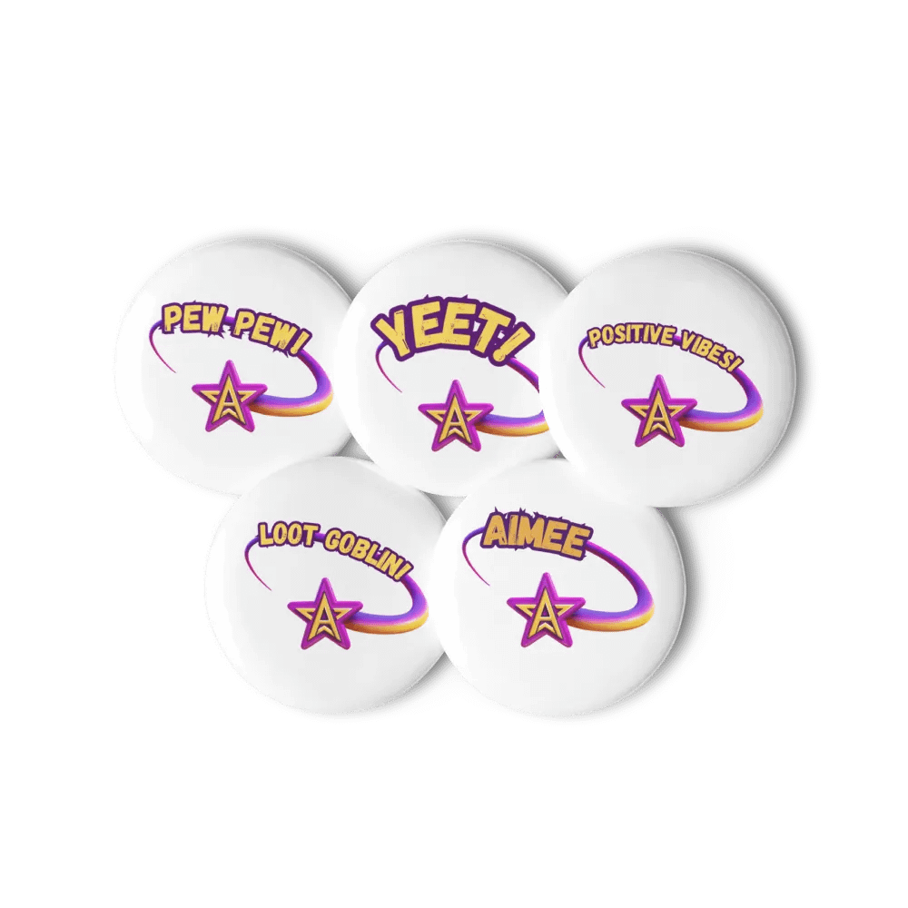 🎯 Aimee Byte Brite Pin Set – Wear the Vibes! 🌟 product image (3)