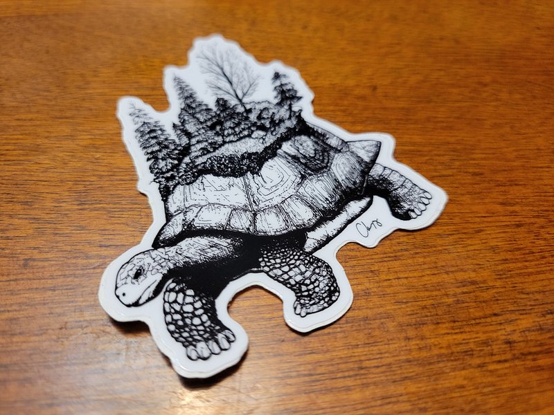 Tortoise Sticker
