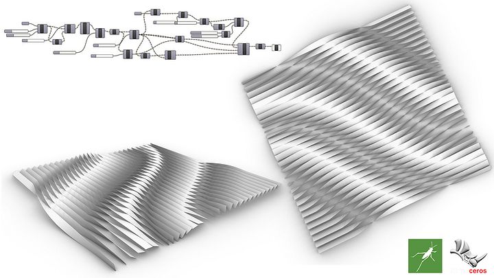3d Parametric Louver Rotations Facade Design Grasshopper Rhino Files Download product image (1)