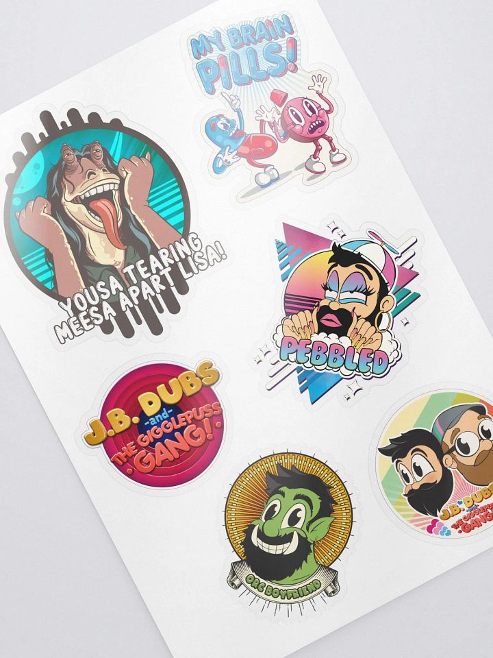 Max Pack Stickers (Sheet 1) product image (2)
