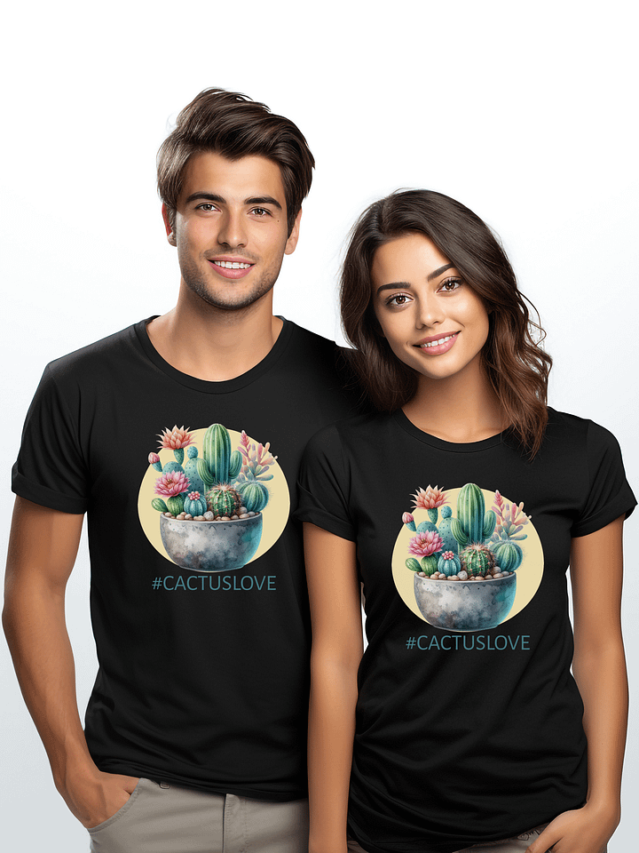 #CACTUSLOVE Supersoft Unisex T-shirt product image (1)
