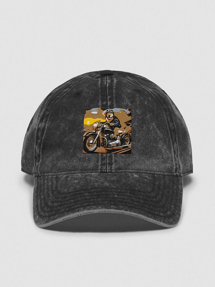Biker Dog Adventure Vintage Cap product image (1)