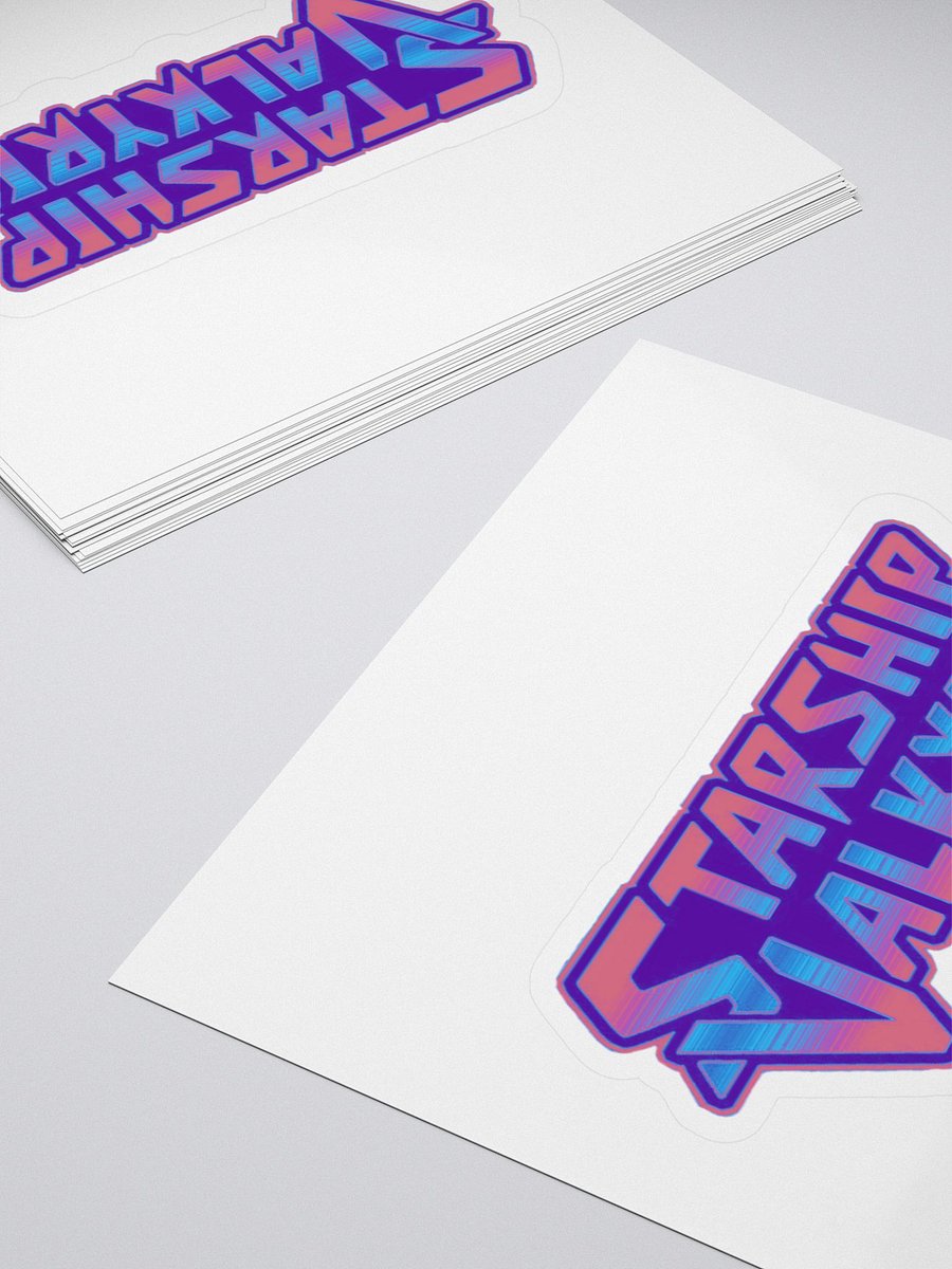 Starship Valkyrie Bi Pride SSV Logo Sticker product image (4)