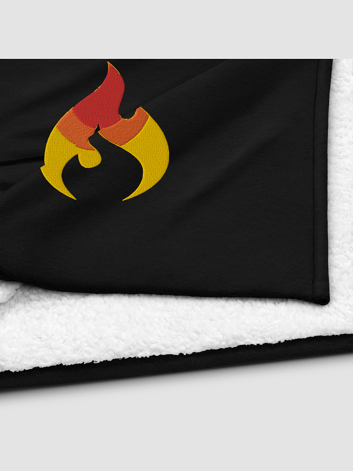 [FlameKing] Embroidered Premium Sherpa Blanket product image (2)