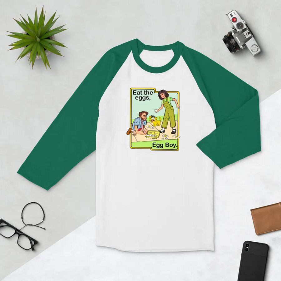 Eat The Eggs Raglan T-Shirt product image (68)
