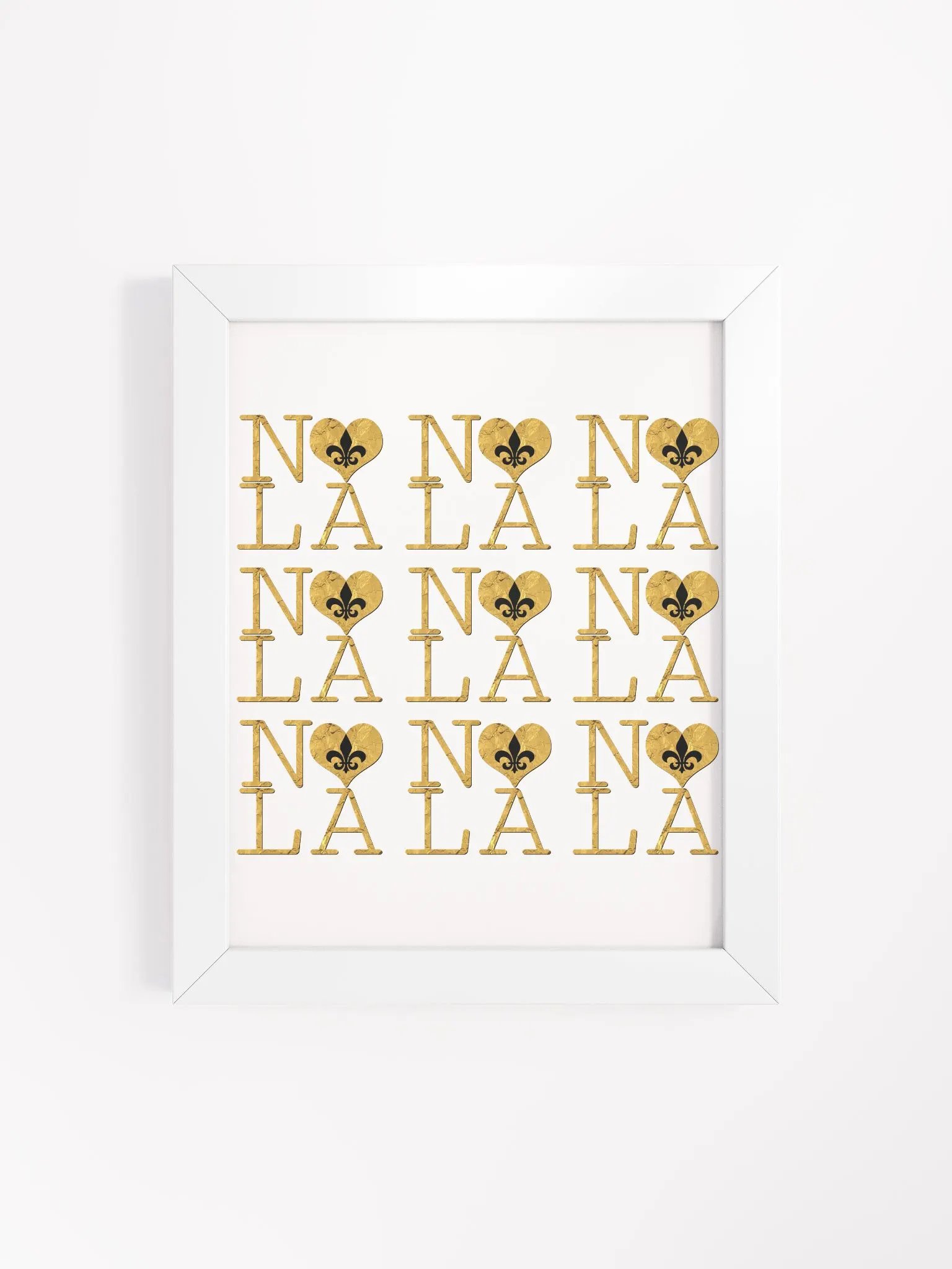 I LOVE NOLA **LEGACY POSTER** (FULL GOLD WRAP) product image (4)
