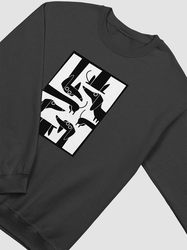 Abstract Dog Picture Crewneck Sweatshirt product image (18)