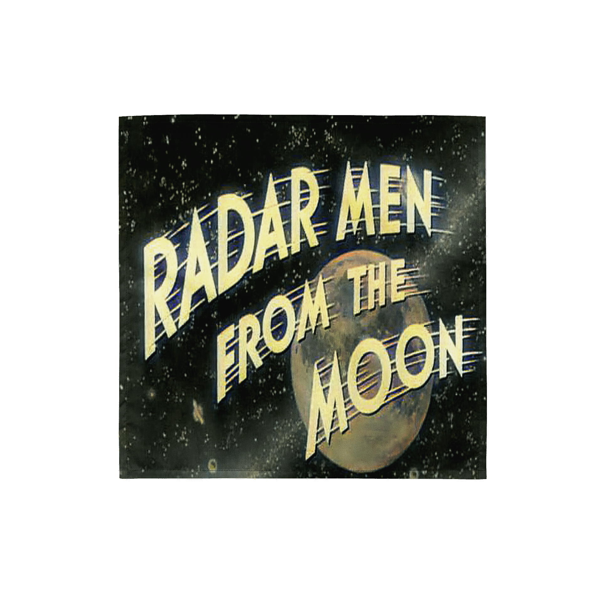 "Turbid" Retro Space Adventure Bandana (Radar Men From The Moon) product image (1)