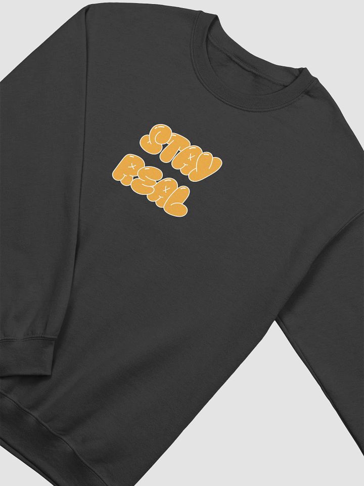 Playful Bubbly 'STAY REAL' Sweatshirt product image (20)