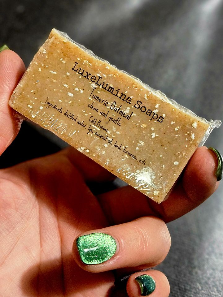 Tumeric Oatmeal Soap - Unscented product image (1)