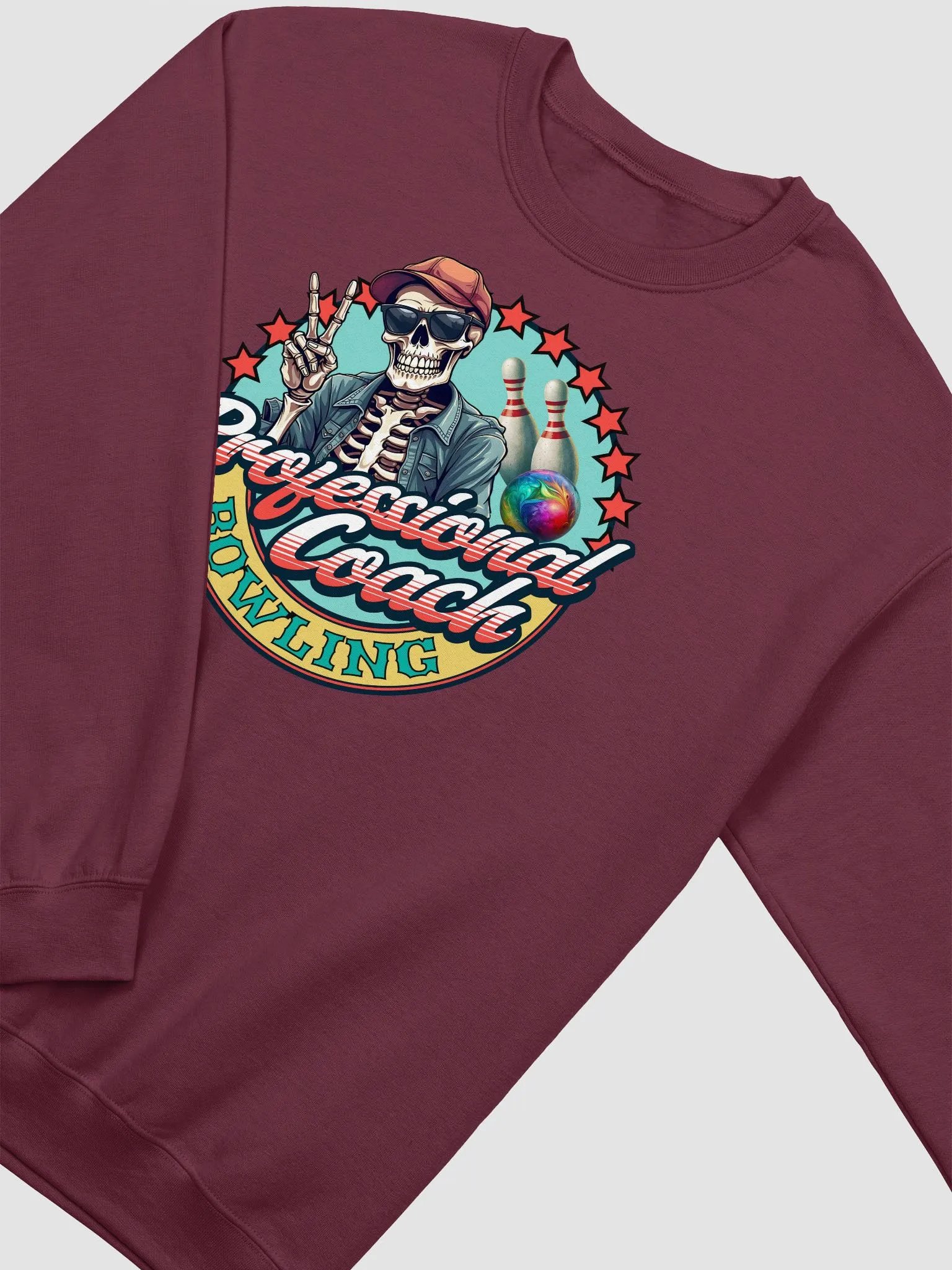 Professional Coach Bowling Skeleton Sweatshirt product image (10)