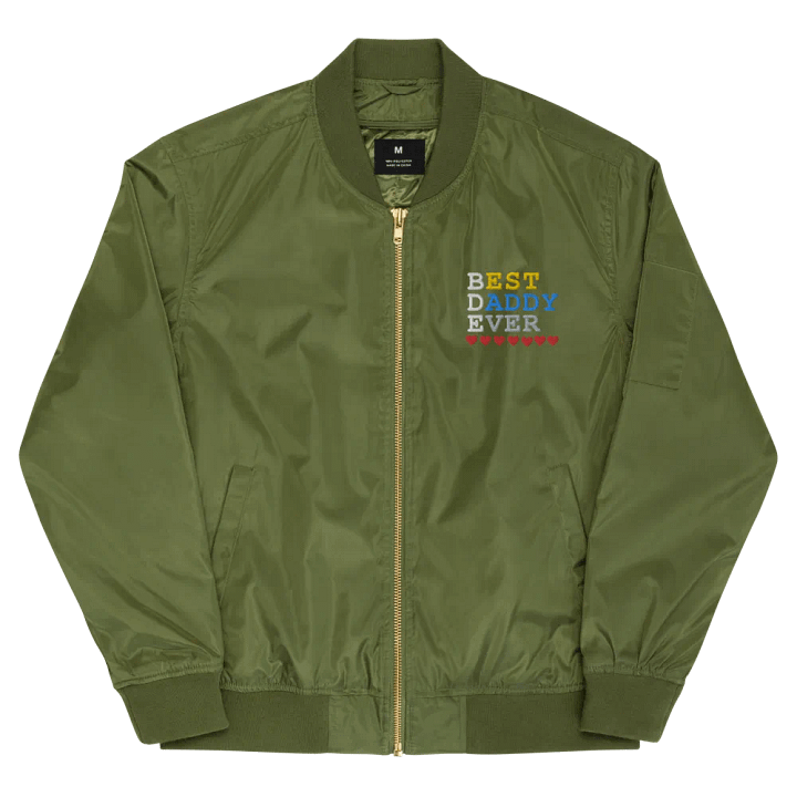 Best Daddy Ever Threadfast Apparel Premium Recycled Bomber product image (2)