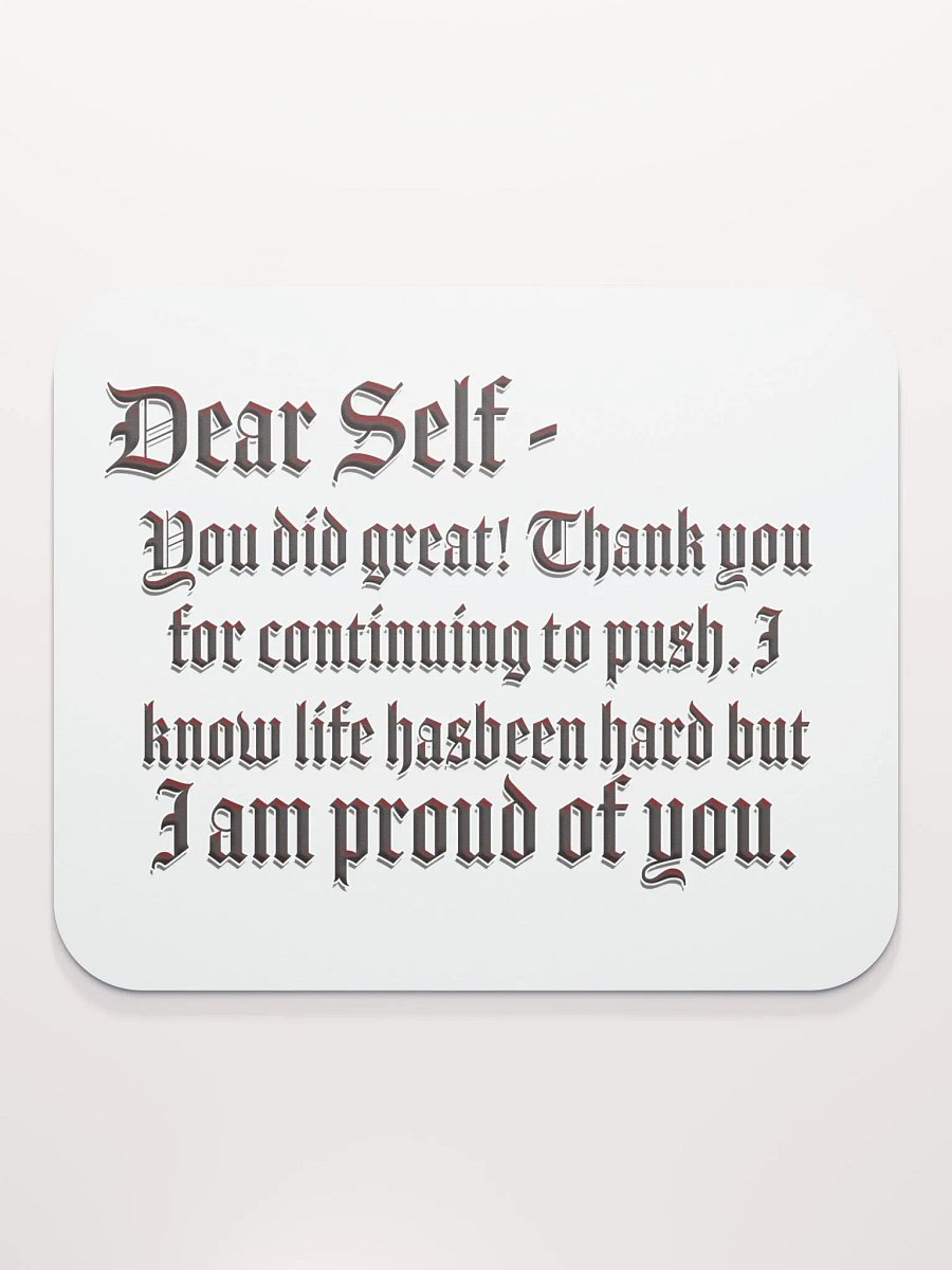 Positivity Dear Self - Mouse Pad product image (3)