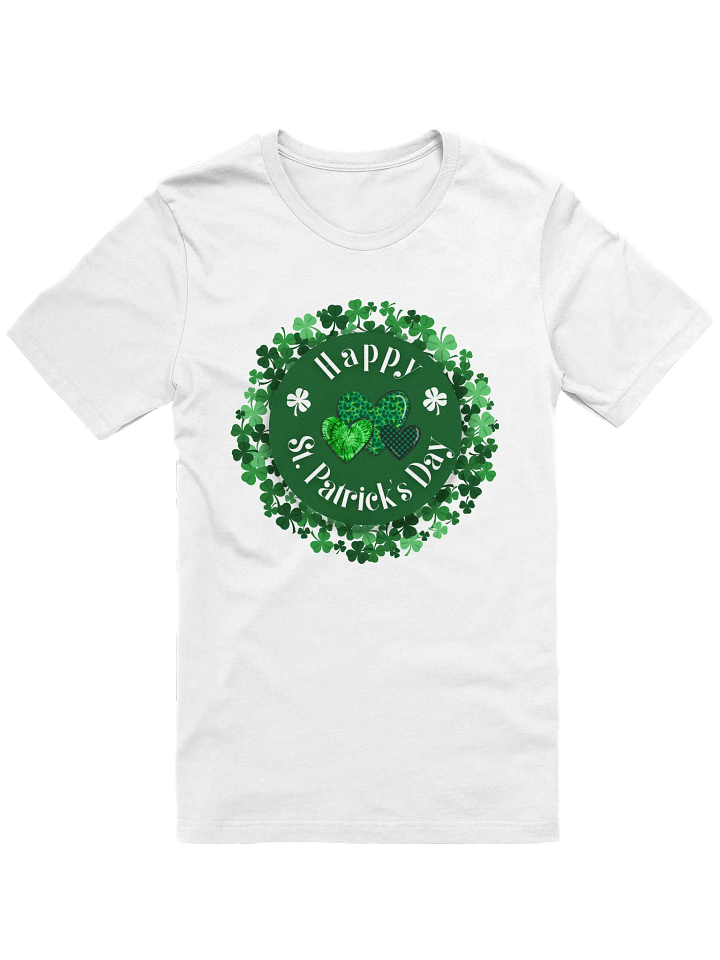 Happy St. Patrick's Day Clover Design T-Shirt product image (1)