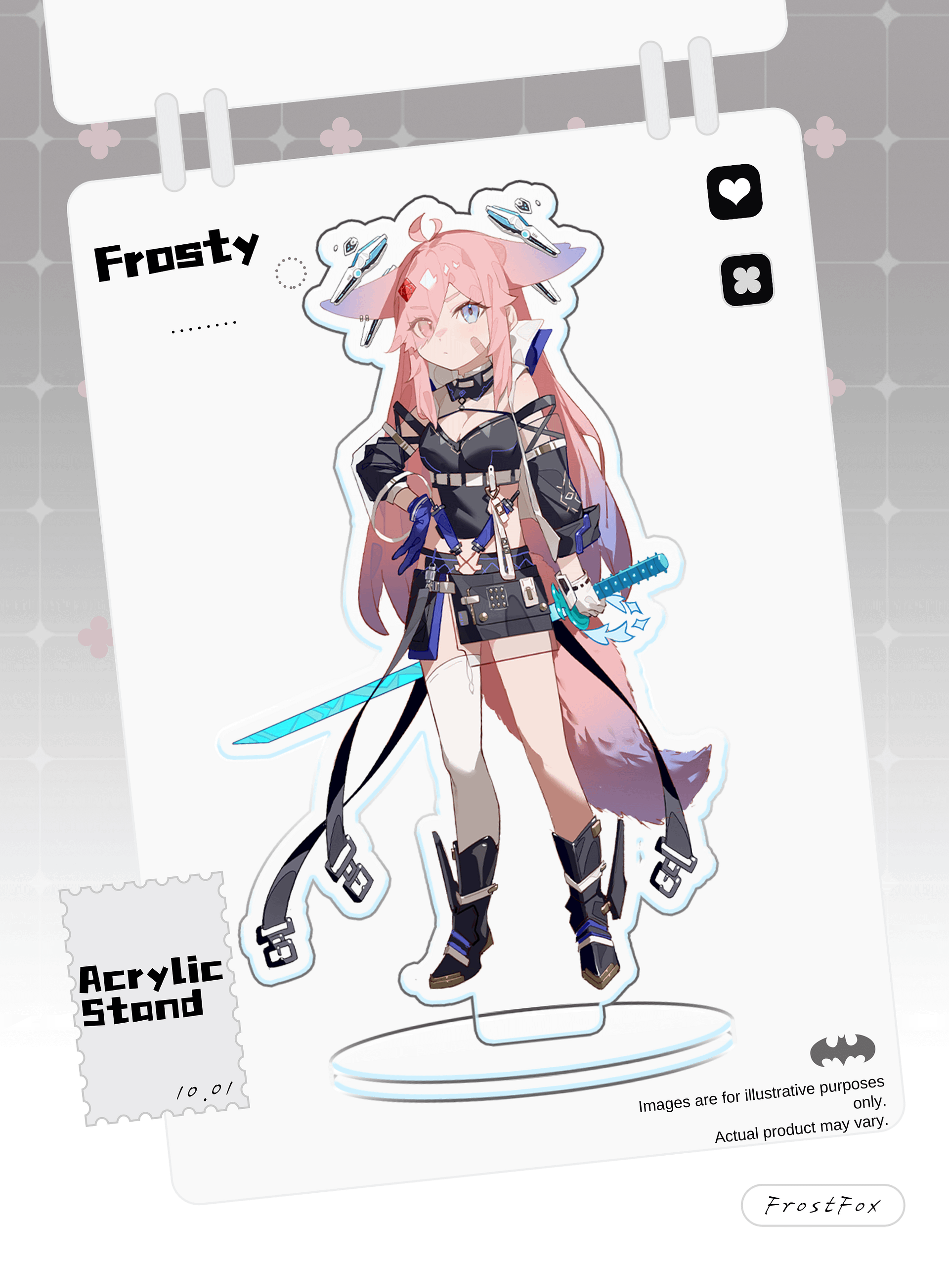 [FROSTY] Cyber Fox Acrylic Stand product image (1)