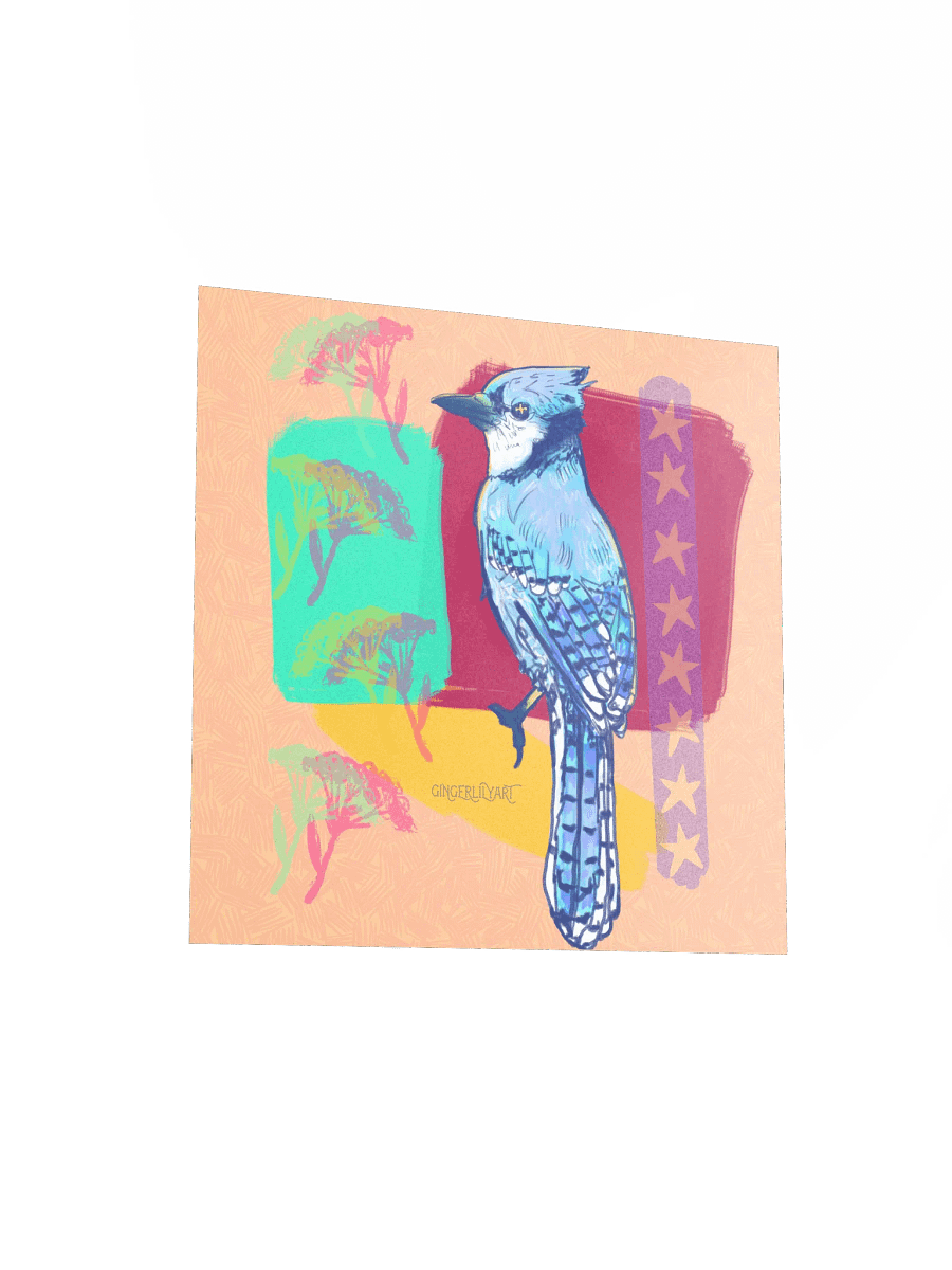 blue jay print product image (12)
