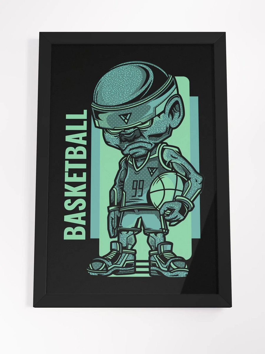 Basketball Framed High-Quality Matte Poster product image (31)