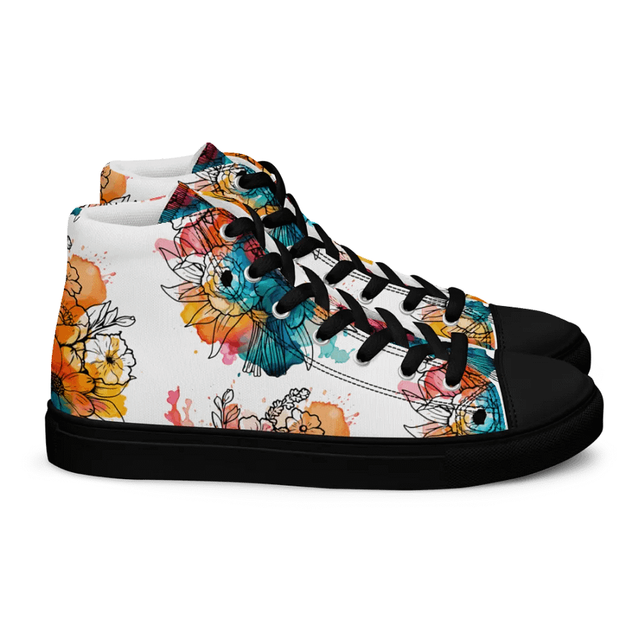Ink Splash Bouquet High Tops product image (6)