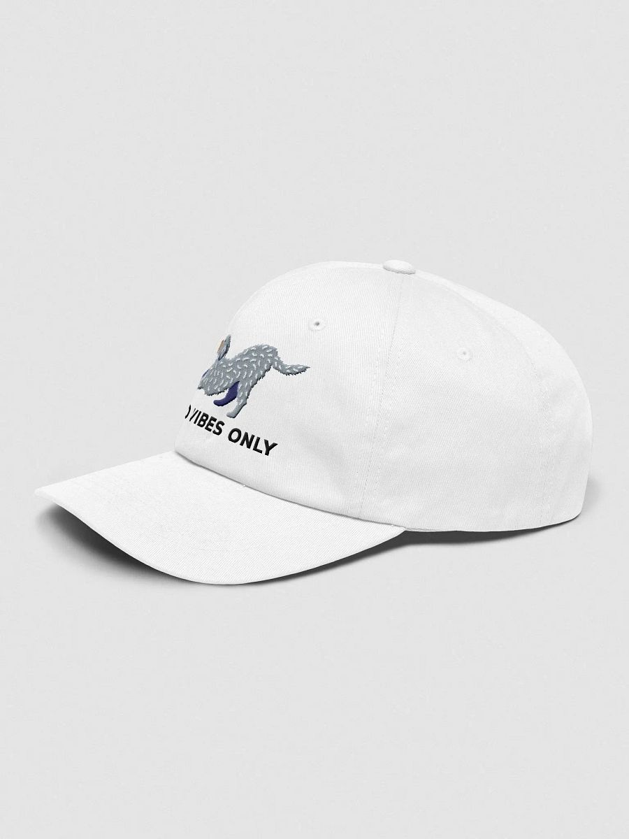 Dood Vibes Only Classic Dad Hat(Embroidered) of a Labradoodle(Gray) product image (39)